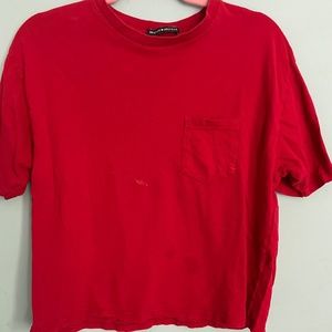 Red Brandy Melville Tee